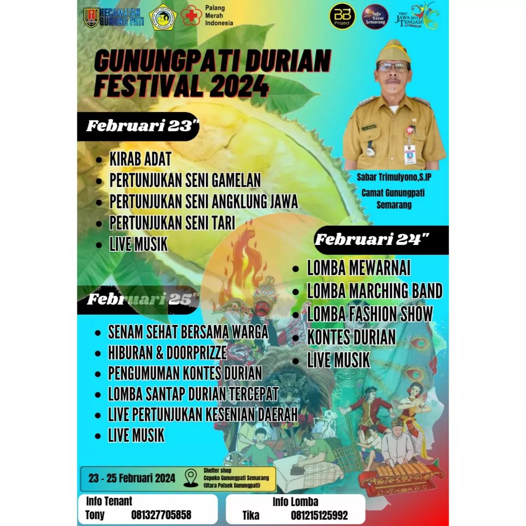 GUNUNGPATI DURIAN FESTIVAL 2024 PPID Kota Semarang