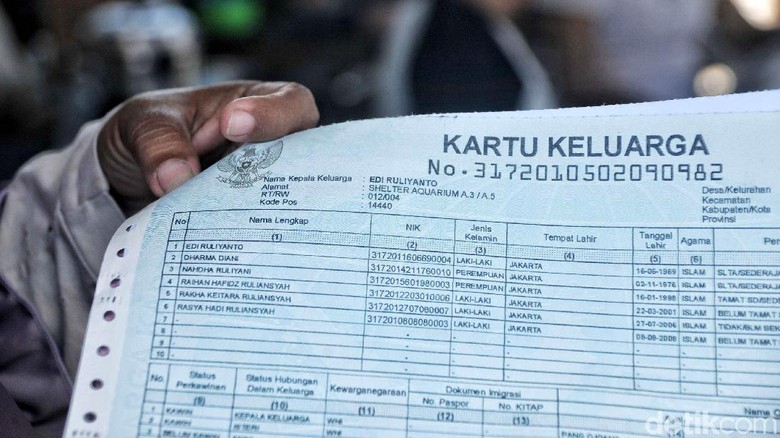 Cara Memperbaiki Salah Cetak Identitas Kartu Keluarga  