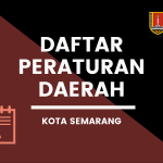 Daftar Peraturan Daerah Kota Semarang