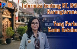 informasi tentang RT, Karang Taruna, RW