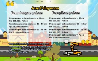 Harga Pelayanan Penertiban Pohon Kota Semarang