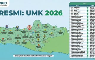 Upah Minimum Kabupaten Kota (UMK) di Provinsi Jawa Tengah Tahun 2026 revisi